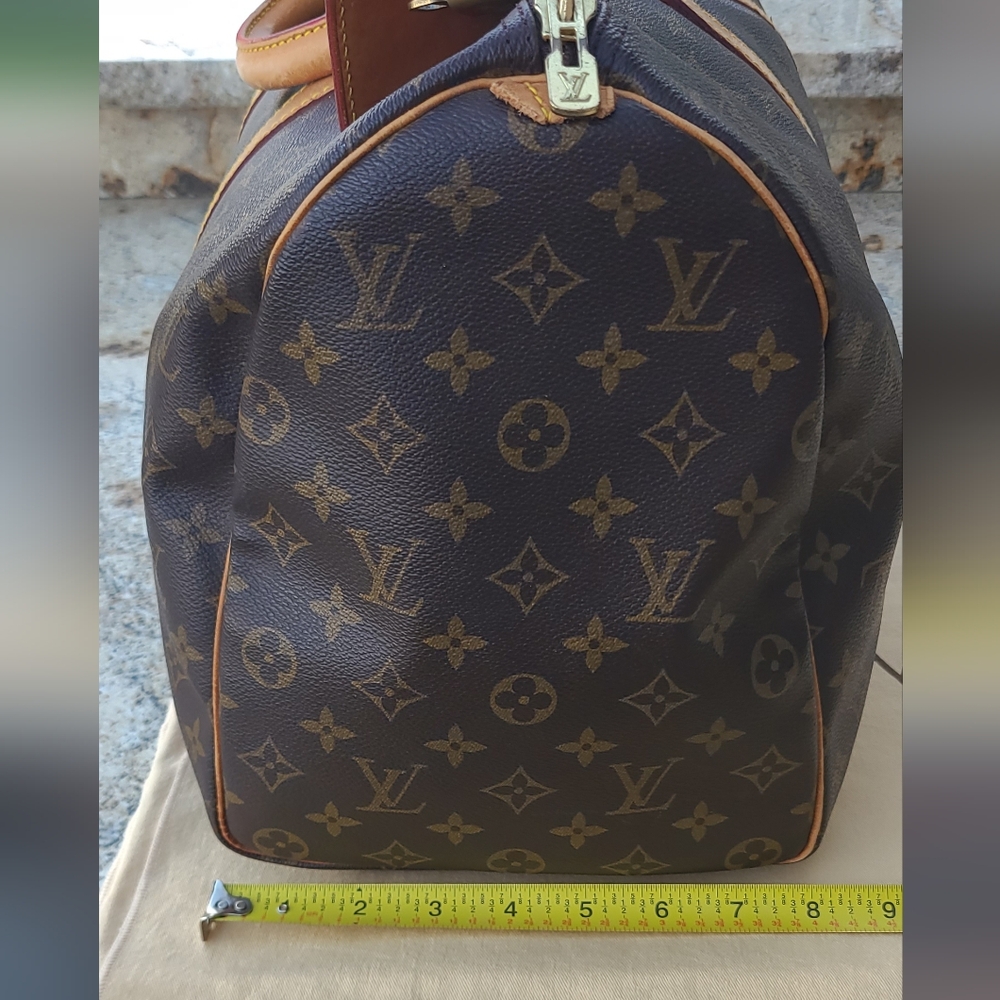 💥💥💥 SOLD💥💥💥 Vintage Louis Vuitton Monogram Brown Keepall 45 Bag - Picture 17 of 17